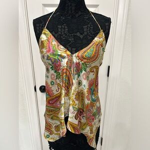 Y2K 90’s Paris Hilton “ That’s Hot “ paisley Colorful Fairy Whimsical Ha…